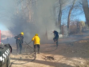 Susto por un principio de incendio en el Barrio Sarmiento