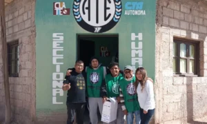 los trabajadores municipales afiliados a ATE se acercaron a votar