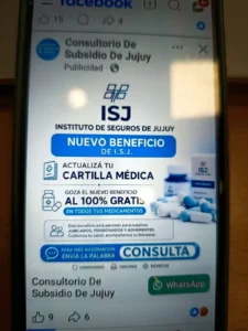 El ISJ denuncia cuentas falsas de redes sociales que ofrecen beneficios a afiliados