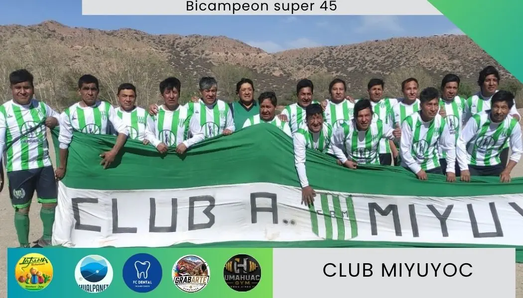 El club Miyuyoc se consagró bicampeón del fútbol de veteranos Super 45